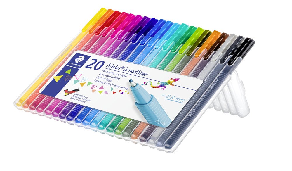 Staedtler triplus broadliner st 20stk